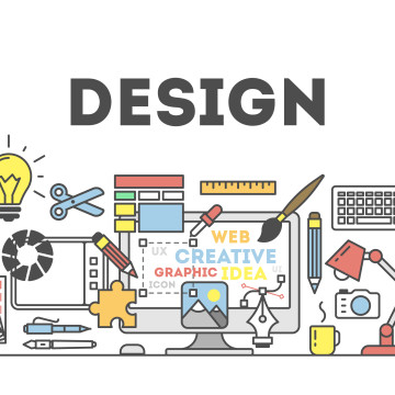 Design,Concept,Illustration,On,White.,Idea,Of,Making,Design,Products.